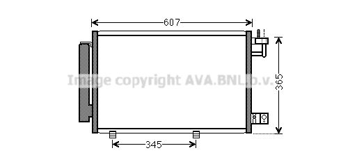 AVA QUALITY COOLING Конденсатор, кондиционер FD5439